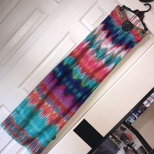 Colorful maxi dress